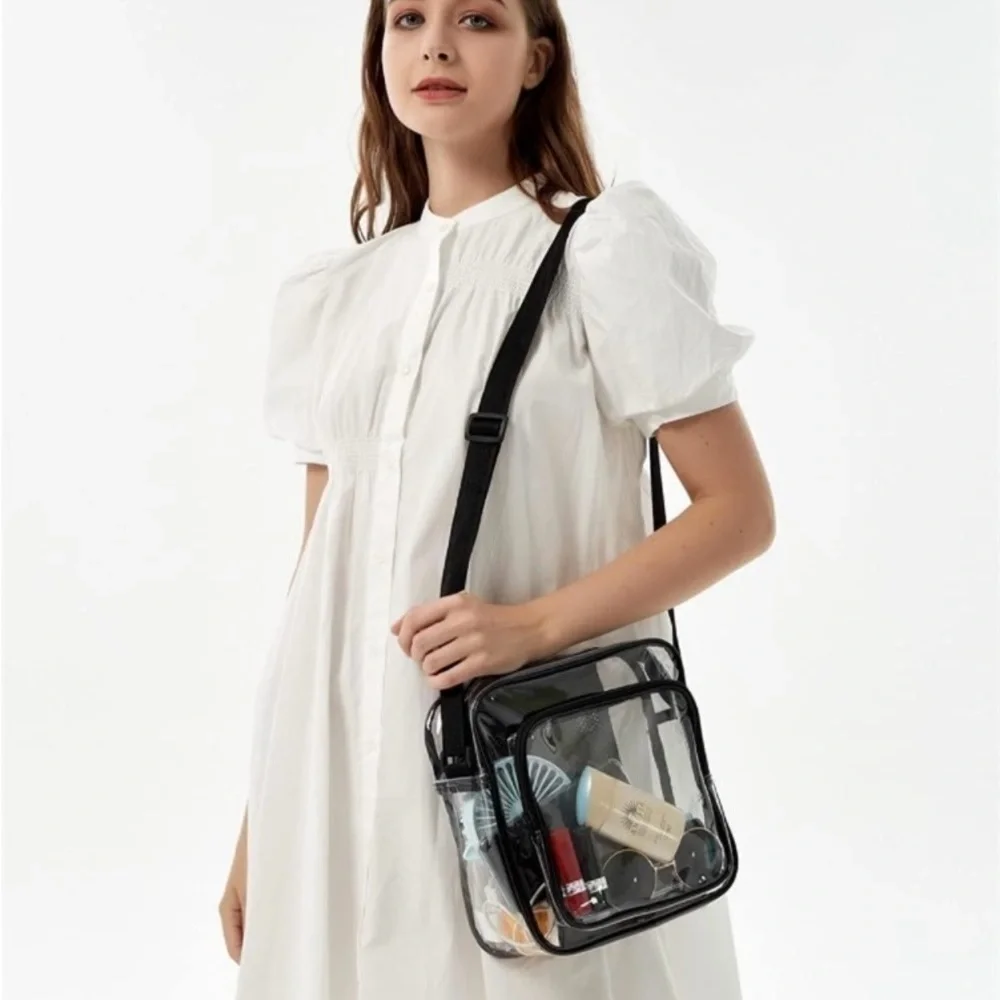 CLEAR MESSENGER CROSSBODY/SHOULDER BAG
